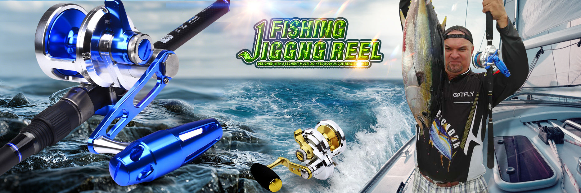 KATYUSHA jigging and trolling reels