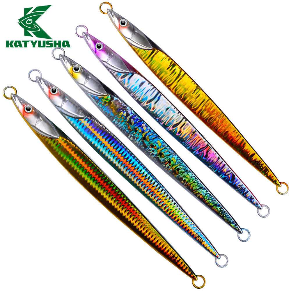 KATYUSHA Metal Fishing Lure 180-200-230-250-280g Artificial Jig Baits Hard Wobblers Fast Trolling Jigging Sea pesca Isca 1PC
