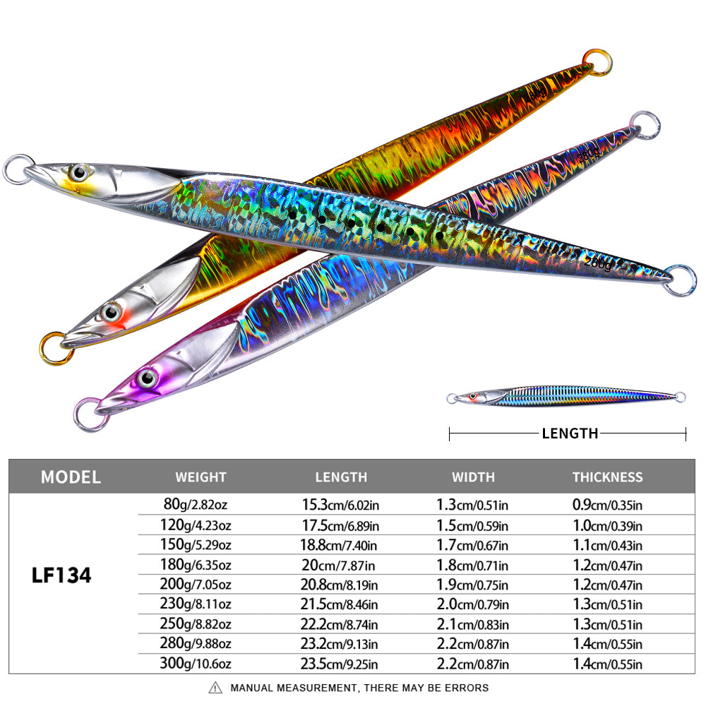KATYUSHA Metal Fishing Lure 180-200-230-250-280g Artificial Jig Baits Hard Wobblers Fast Trolling Jigging Sea pesca Isca 1PC