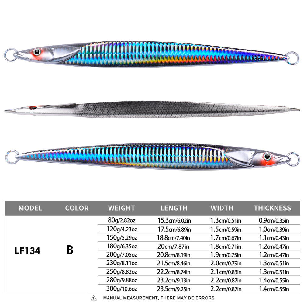 KATYUSHA Metal Fishing Lure 180-200-230-250-280g Artificial Jig Baits Hard Wobblers Fast Trolling Jigging Sea pesca Isca 1PC