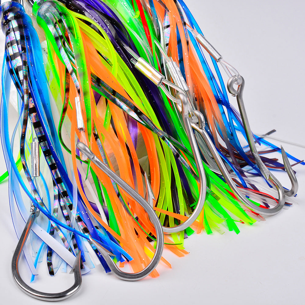 KATYUSHA Squid Trolling Lure, 66.5g, 20cm, with 8/ 0# Hook & 170cm Leader