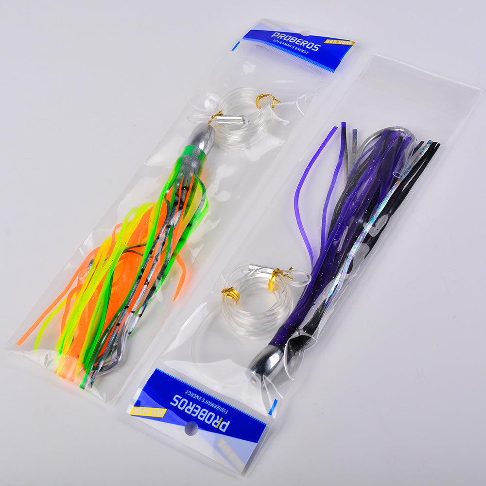 KATYUSHA Squid Trolling Lure, 66.5g, 20cm, with 8/ 0# Hook & 170cm Leader