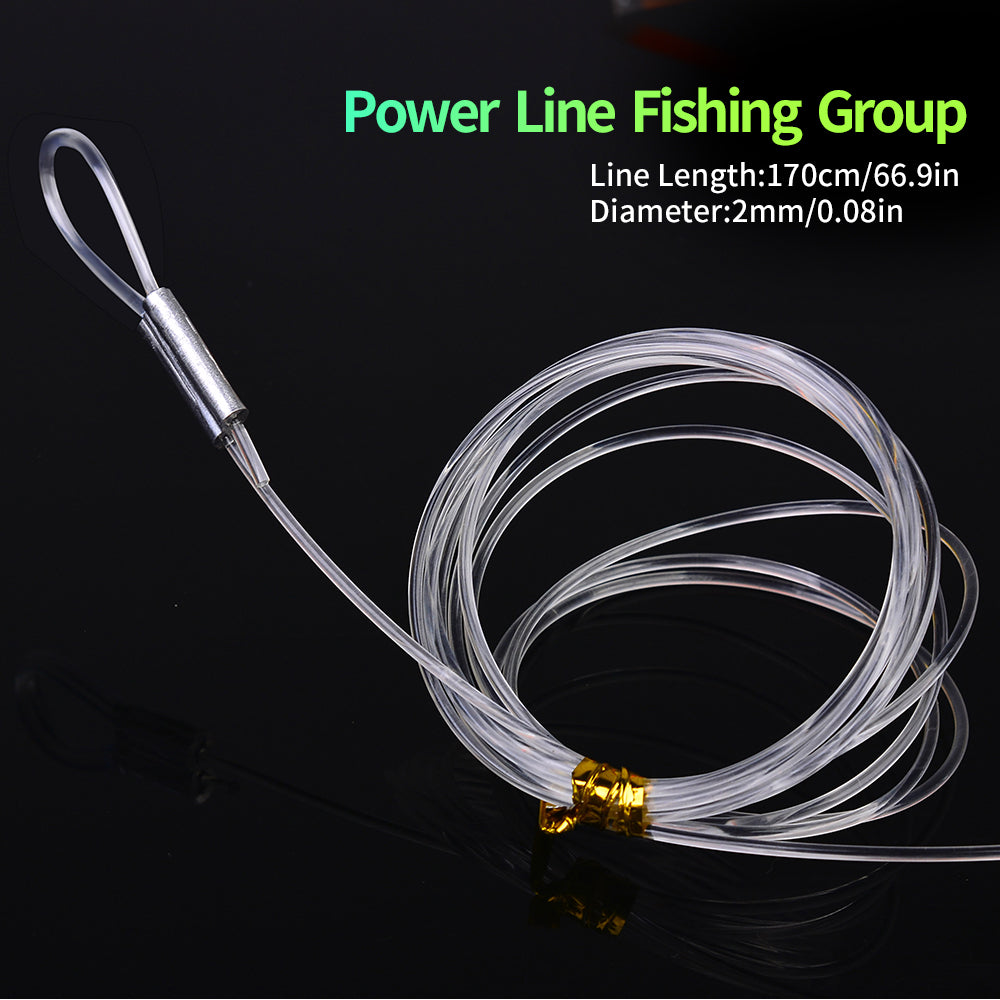 KATYUSHA Squid Trolling Lure, 48g/ 15cm, Pre-Rigged with 6/ 0# Hook & 170cm Leader, Fluorescent Green Squid Trolling Bait