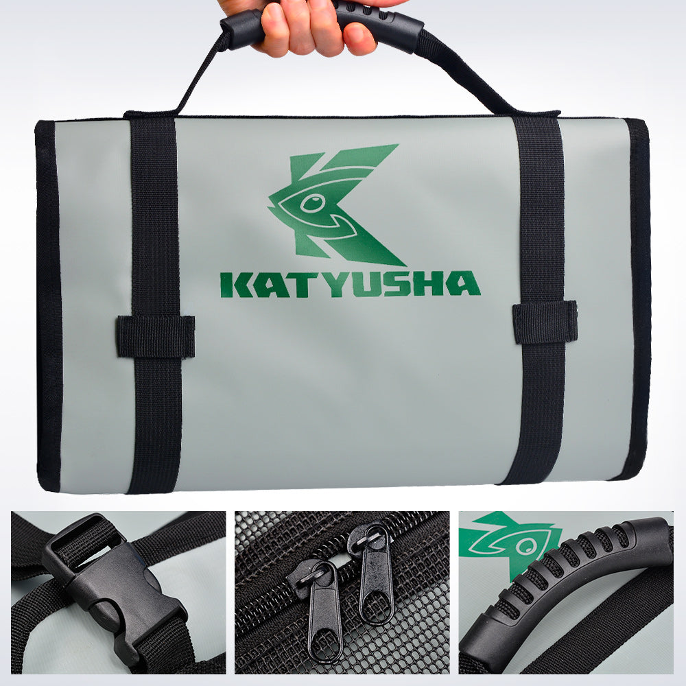 KATYUSHA Trolling Lure Set, 5PCS/ Set, 9/ 11/ 14in, Round/ Pointed Head, with Storage Bag