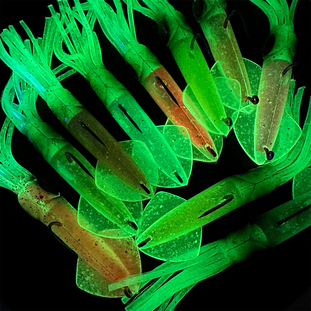 KATYUSHA Squid Lead Jig Lure, 35.5g/ 47.2g/ 13.5cm, Pre-Rigged Single Hook