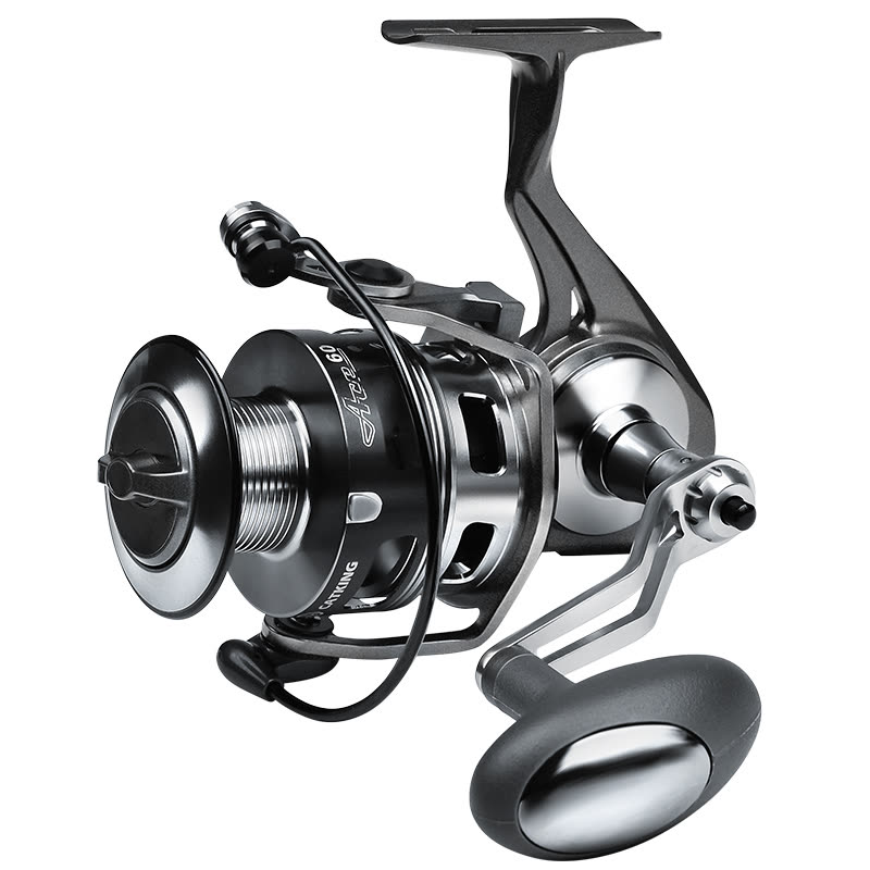 KATYUSHA ACE Spinning Reel, 11+1/ 5+1/ 4+1BB, 5.1:1/ 4.9:1 Gear Ratio, 6kg-14kg Max Drag CNC Aluminum, Left/ Right Interchangeable Handle