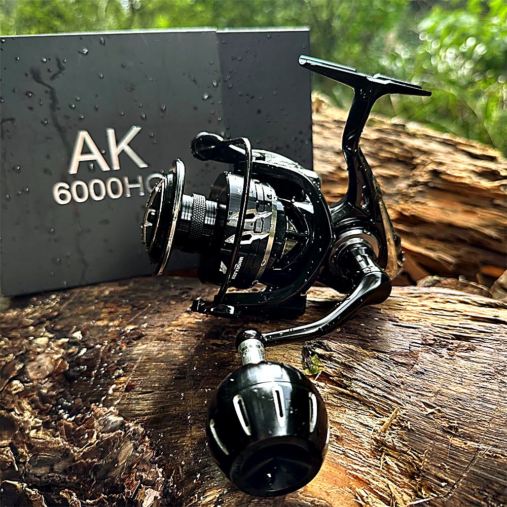 KATYUSHA AK5000/ AK6000 Spinning Reel CNC Aluminium Saltwater - scene