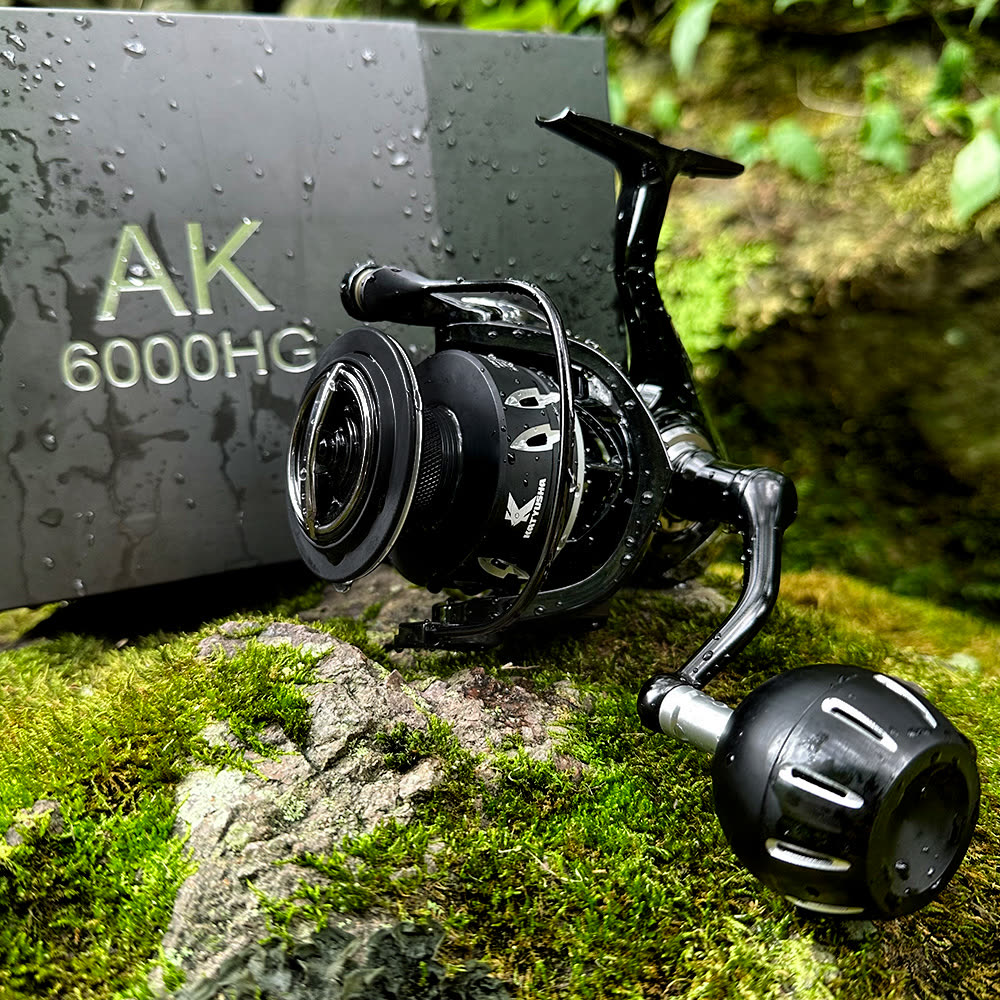 KATYUSHA AK5000/ AK6000 Spinning Reel CNC Aluminium Saltwater - in the field