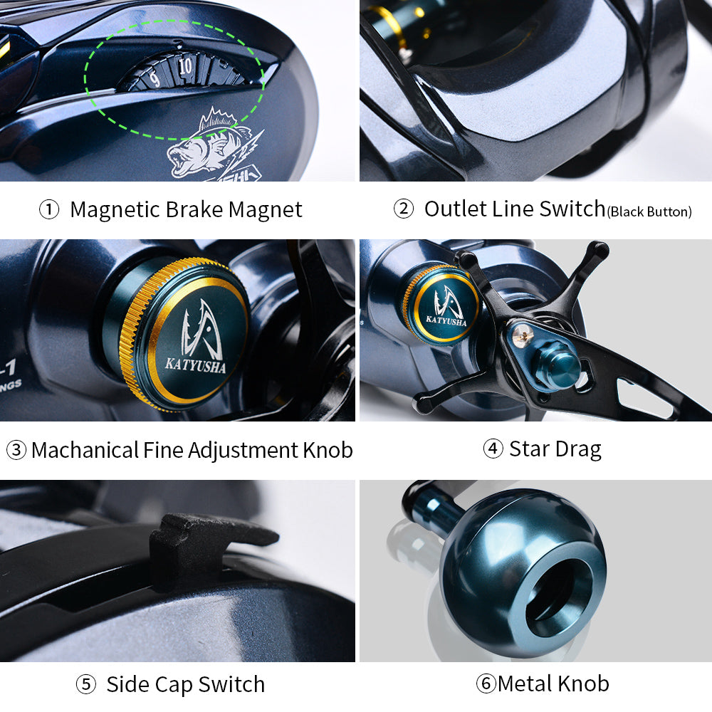 KATYUSHA Baitcasting Reels Collection: Precision, Power & Performance