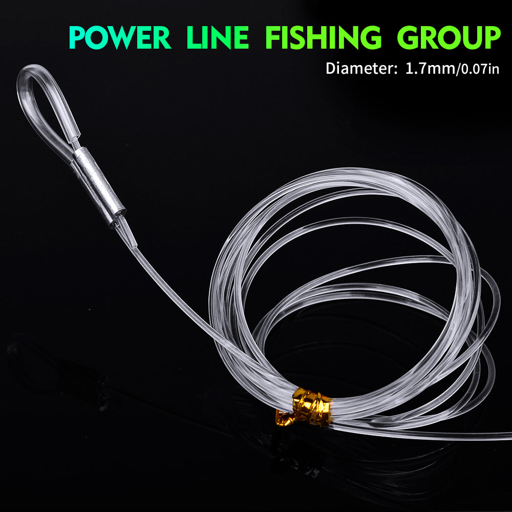 KATYUSHA Offshore Trolling Rig, Flying Fish Teaser + Squid Skirts, Pre-Rigged Hook