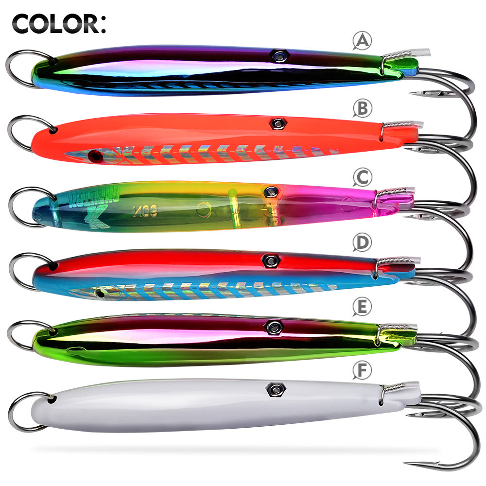 KATYUSHA DW649 Metal Jig Lure 15-44g 6 Colors (1PC) - detail view