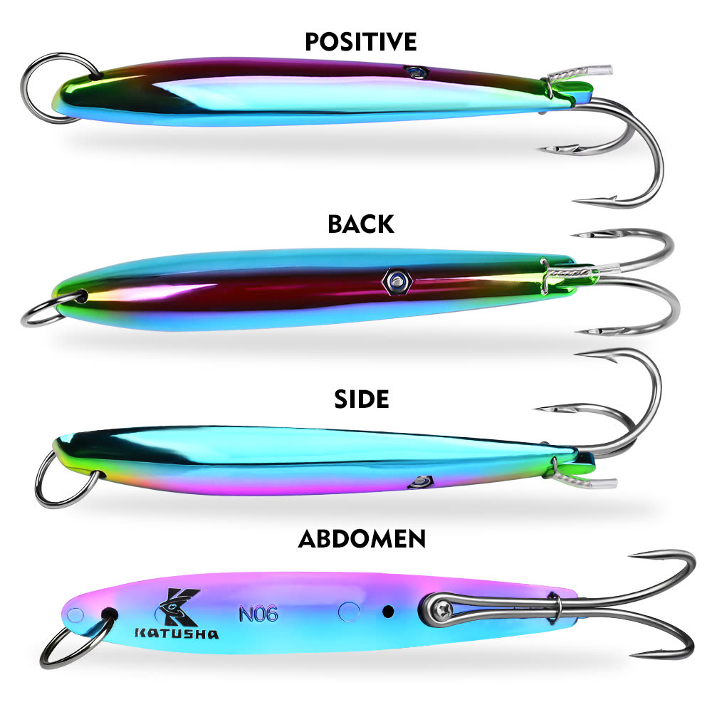 KATYUSHA DW649 Metal Jig Lure 15-44g 6 Colors (1PC) - detail view
