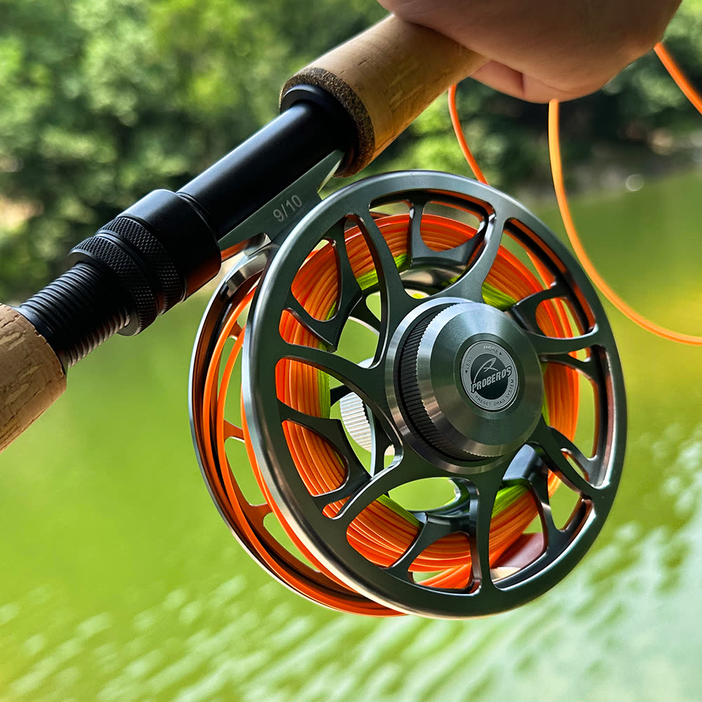 KATYUSHA New Fly Fishing Reel 5/ 7 7/ 9 9/ 10 - in the field