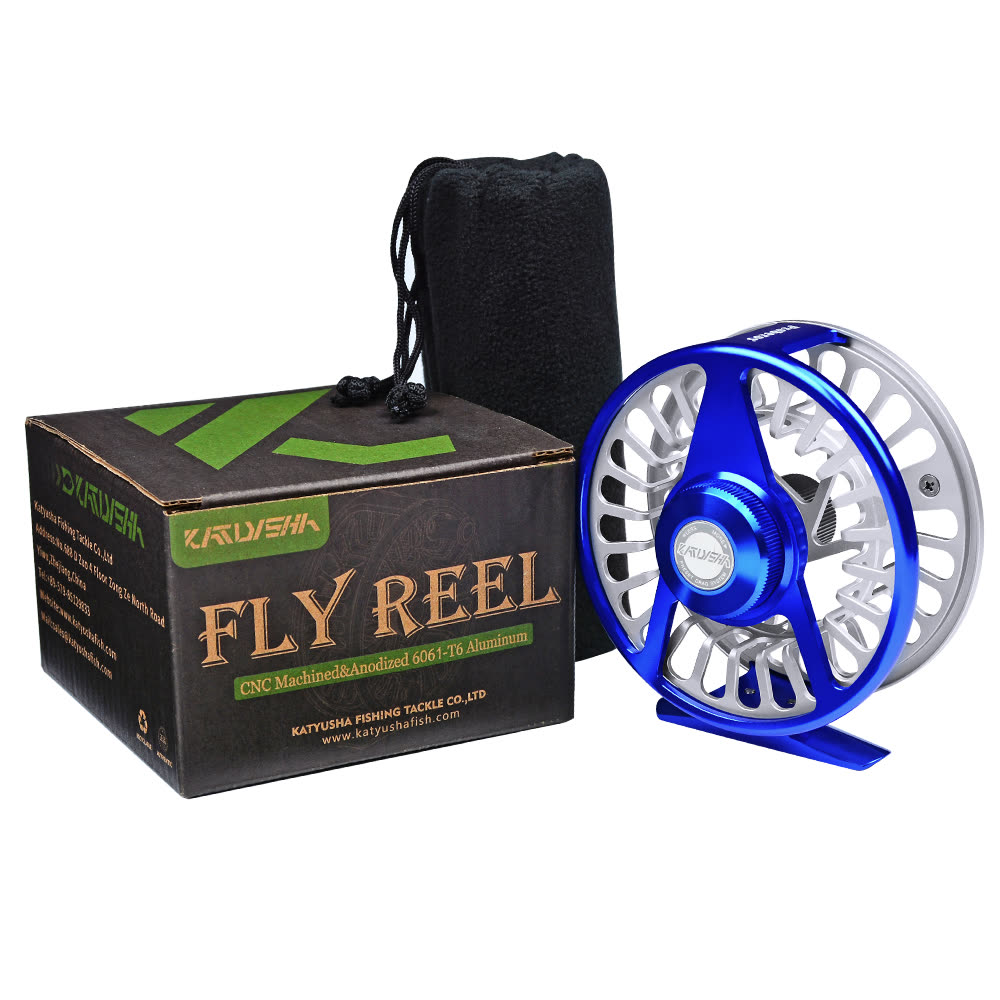 KATYUSHA FR05 Fly Fishing Reel 5/ 7 7/ 9 9/ 10 Full Metal CNC - retail packaging