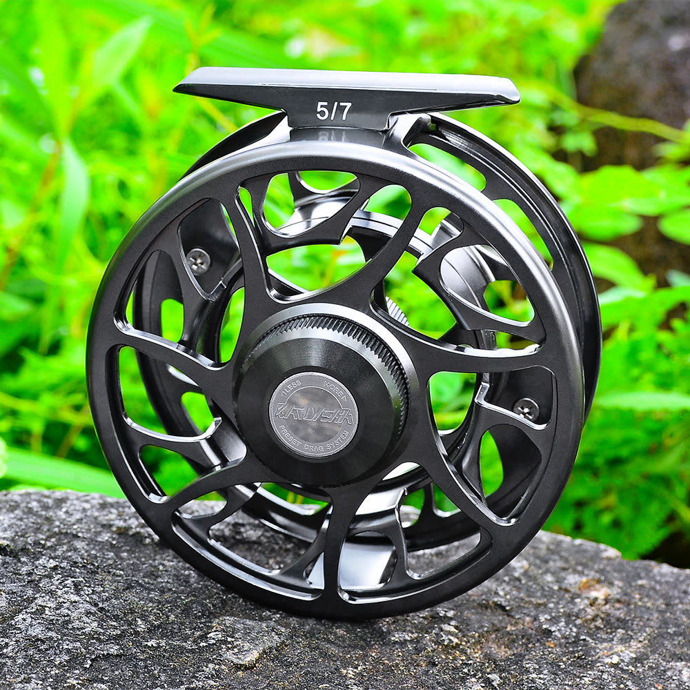 KATYUSHA FR06 Fly Fishing Reel 5/ 7 7/ 9 9/ 10 Full Metal CNC - in the field