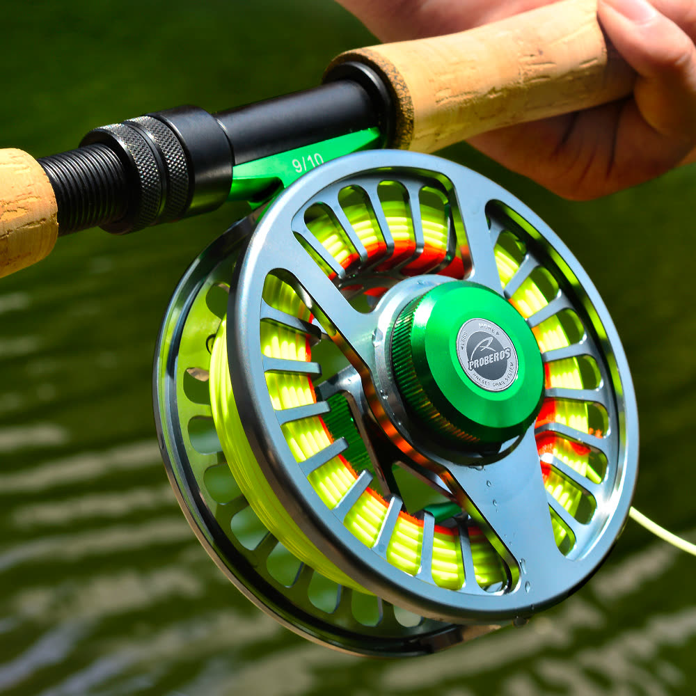 KATYUSHA FR09 Fly Fishing Reel 5/ 7 7/ 9 9/ 10 Full Metal CNC - in the field
