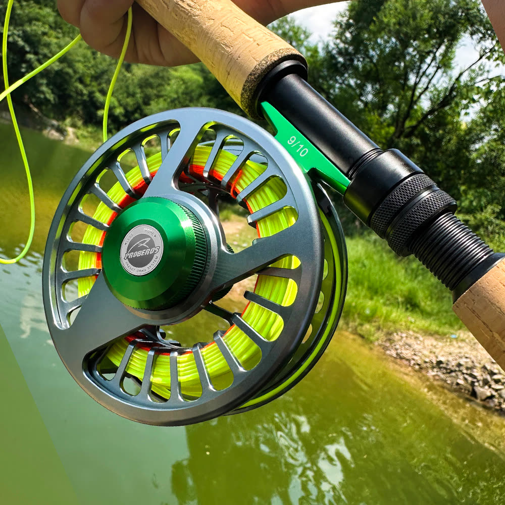 KATYUSHA FR09 Fly Fishing Reel 5/ 7 7/ 9 9/ 10 Full Metal CNC - in the field