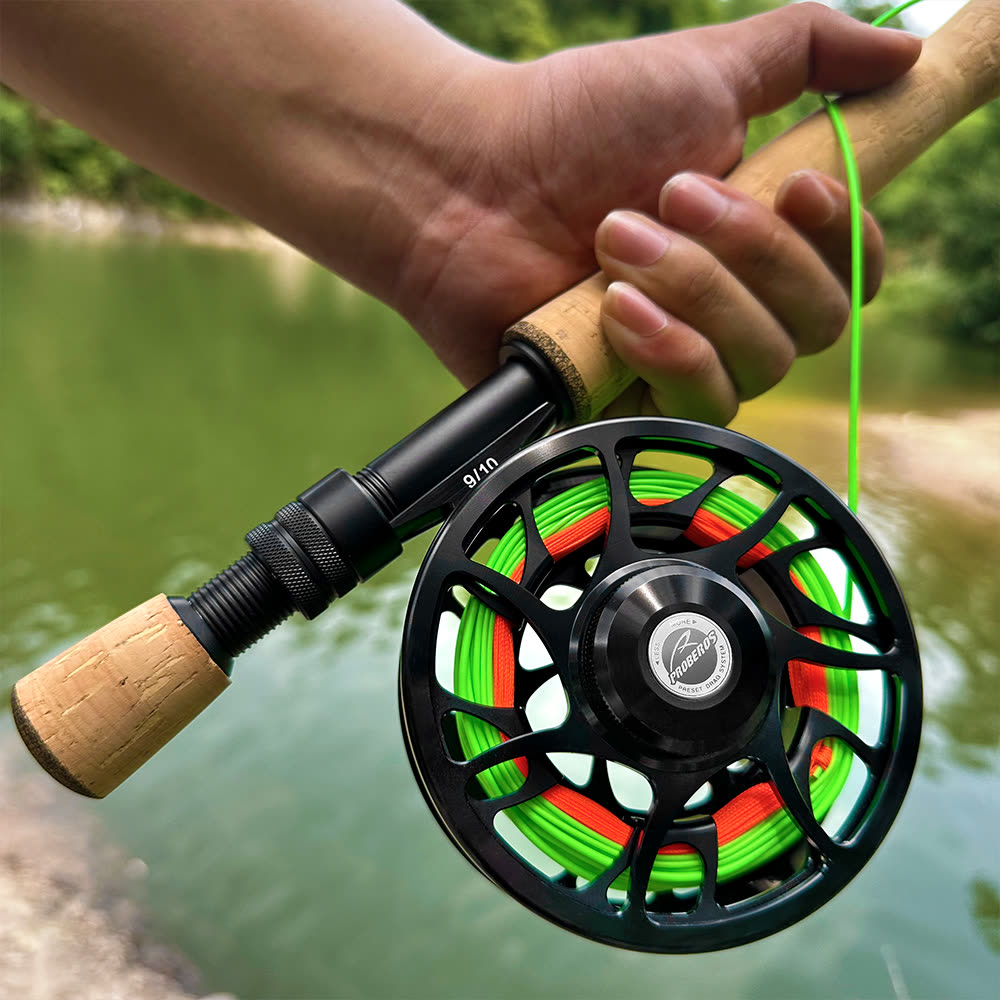 KATYUSHA FR11 Fly Fishing Reel 5/ 7 7/ 9 9/ 10 Full Metal CNC - in the field