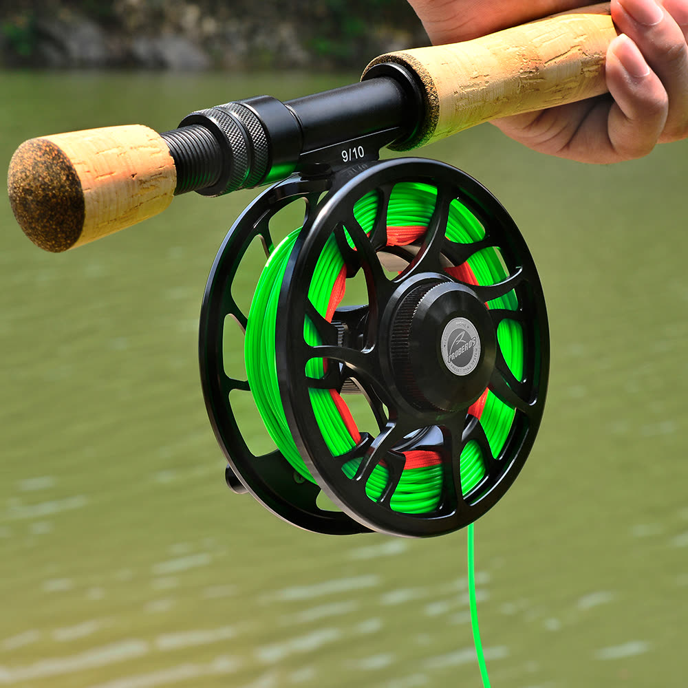 KATYUSHA FR11 Fly Fishing Reel 5/ 7 7/ 9 9/ 10 Full Metal CNC - in the field