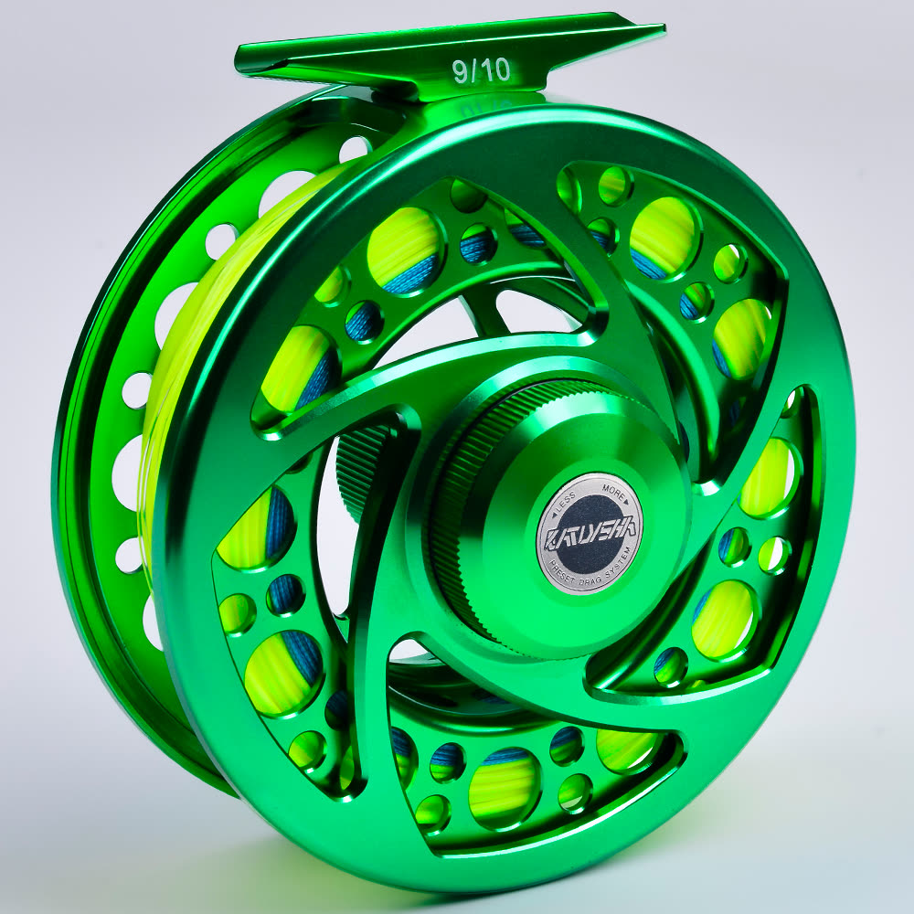 KATYUSHA FR12 Fly Fishing Reel 5/ 7 7/ 9 9/ 10 Full Metal CNC - detail view