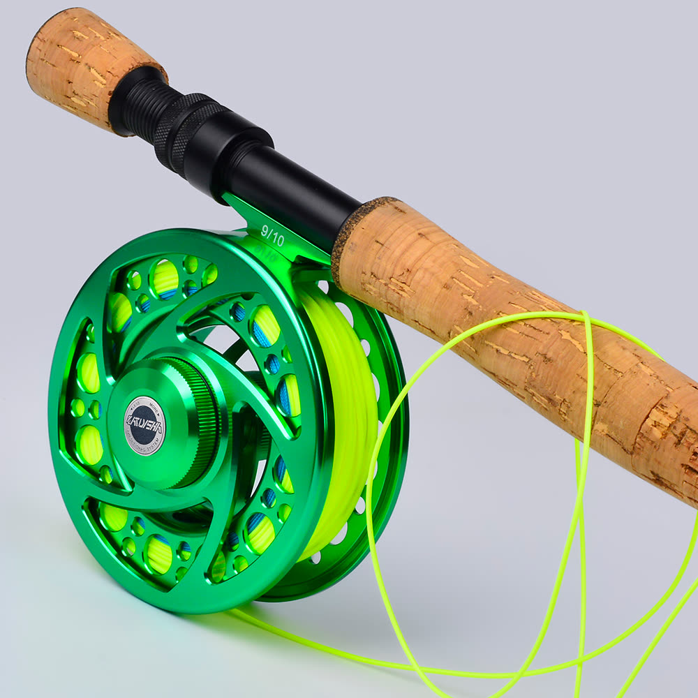 KATYUSHA FR12 Fly Fishing Reel 5/ 7 7/ 9 9/ 10 Full Metal CNC - detail view