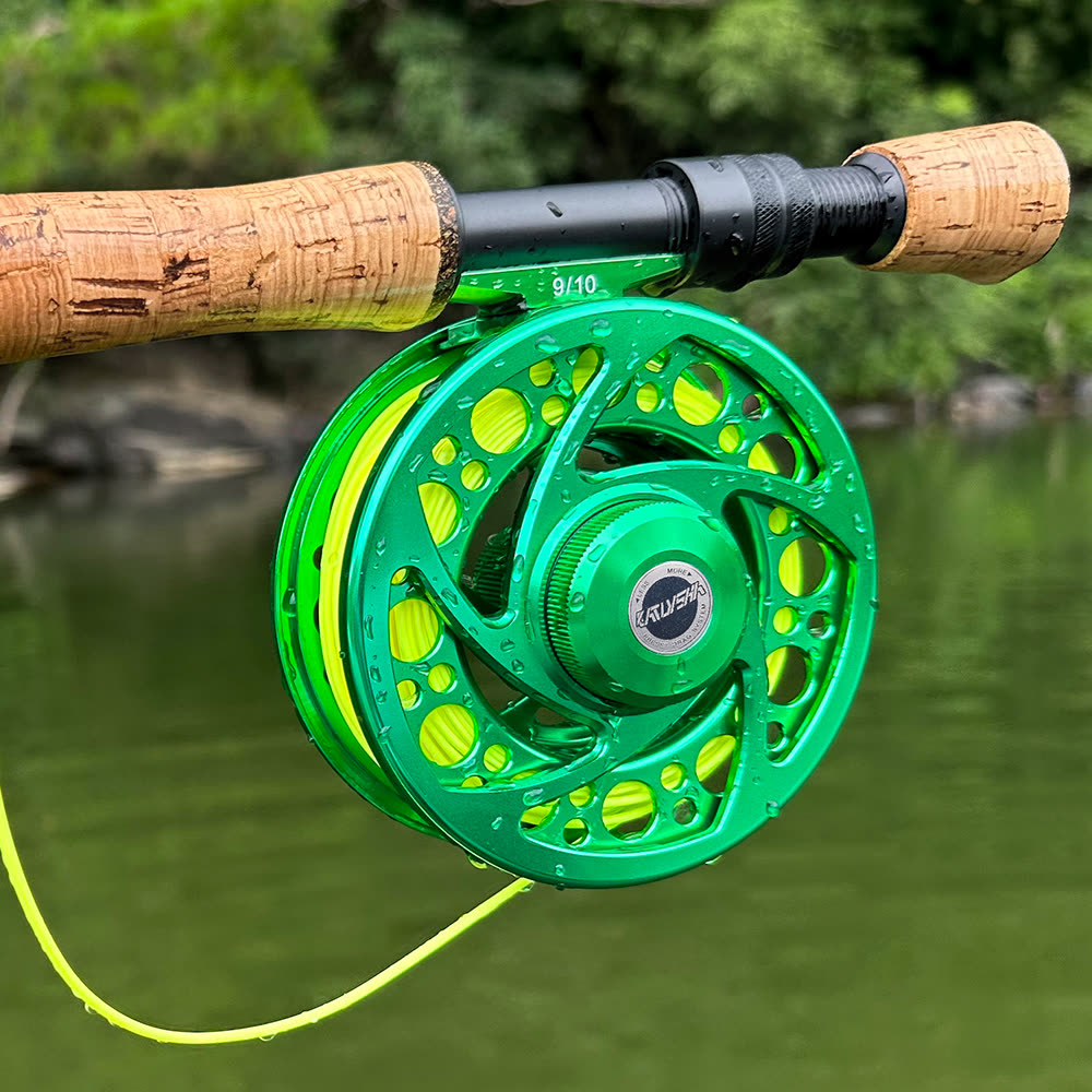 KATYUSHA FR12 Fly Fishing Reel 5/ 7 7/ 9 9/ 10 Full Metal CNC - in the field