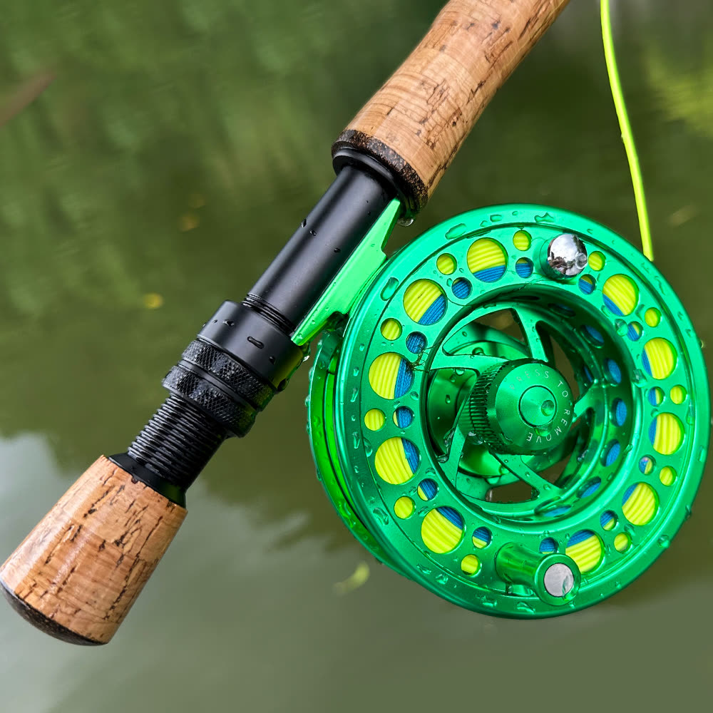 KATYUSHA FR12 Fly Fishing Reel 5/ 7 7/ 9 9/ 10 Full Metal CNC - in the field