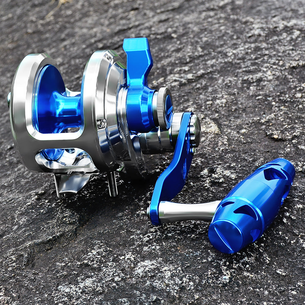KATYUSHA All Aluminum Saltwater Jigging Reels CNC Precision Processed Fishing Reels 500 Size Trolling Reels