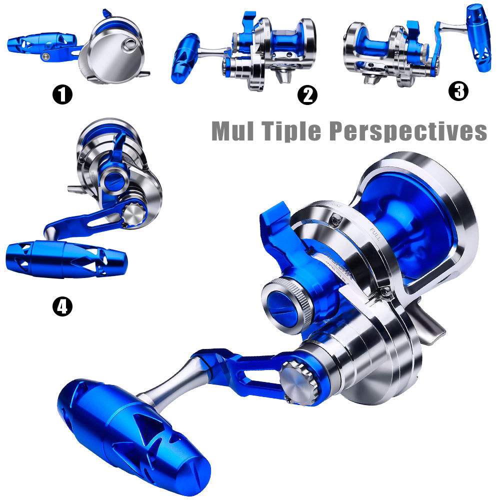 KATYUSHA JN08-JN10 Series Jigging Reels - 40KG/ 25KG Max Drag Fishing Reels for Trolling