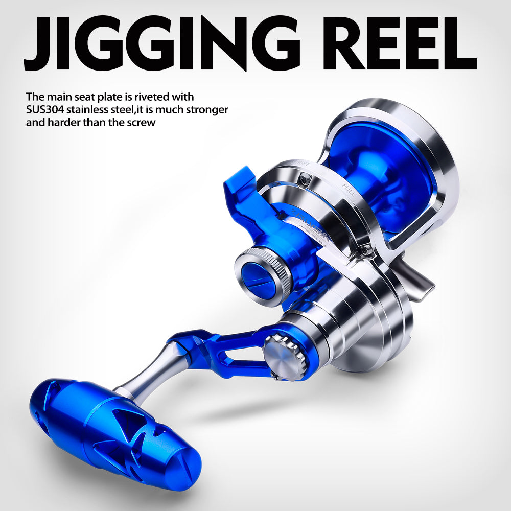 KATYUSHA JN08-JN10 Series Jigging Reels - 40KG/ 25KG Max Drag Fishing Reels for Trolling