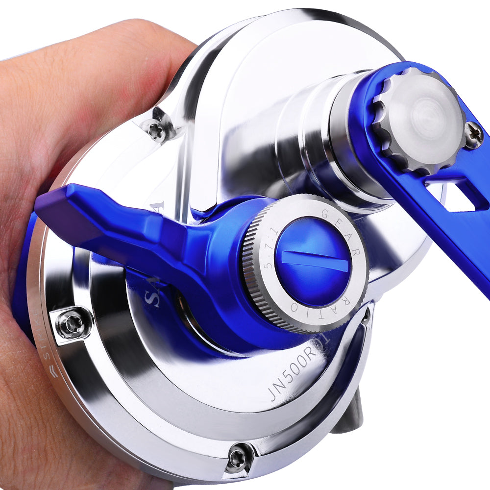 KATYUSHA JN500 L/ R01 Jigging Reels - CNC Precision Fishing Reels, 40KG Max Drag Trolling Reels