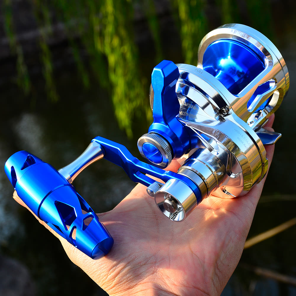 KATYUSHA KJN600 Jigging Reel - 40KG Max Drag, Smooth Fishing Reel with PE Line, Ideal for Trolling Reels - detail view