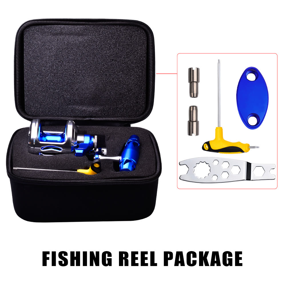 KATYUSHA KJN600 Jigging Reel - 40KG Max Drag, Smooth Fishing Reel with PE Line, Ideal for Trolling Reels - retail packaging