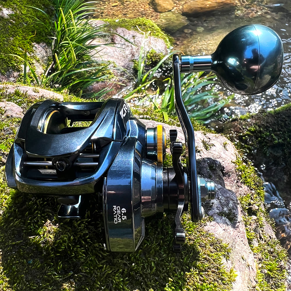 KATYUSHA KRX500 Baitcasting Reel Left/ Right Handle Saltwater - in the field