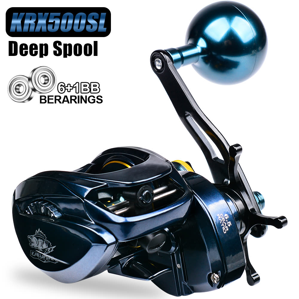 KATYUSHA KRX500 Baitcasting Reel Left/ Right Handle Saltwater - colour option SL