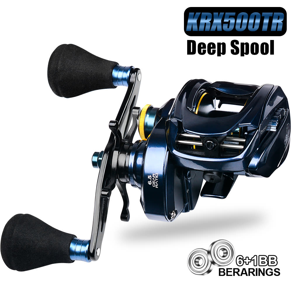 KATYUSHA KRX500 Baitcasting Reel Left/ Right Handle Saltwater - colour option TR