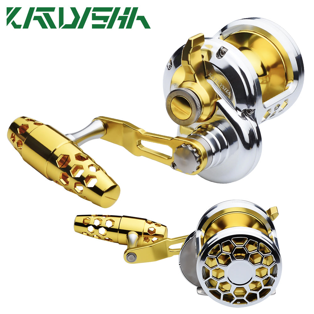 KATYUSHA KSJ12L/ R01 Silver - Gold Jigging Ree