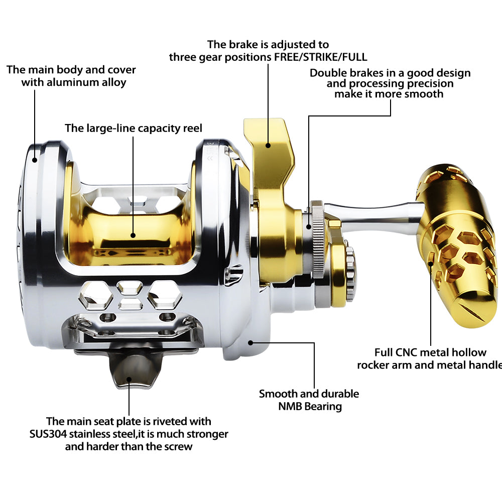 KATYUSHA KSJ12L/ R01 Silver - Gold Jigging Ree