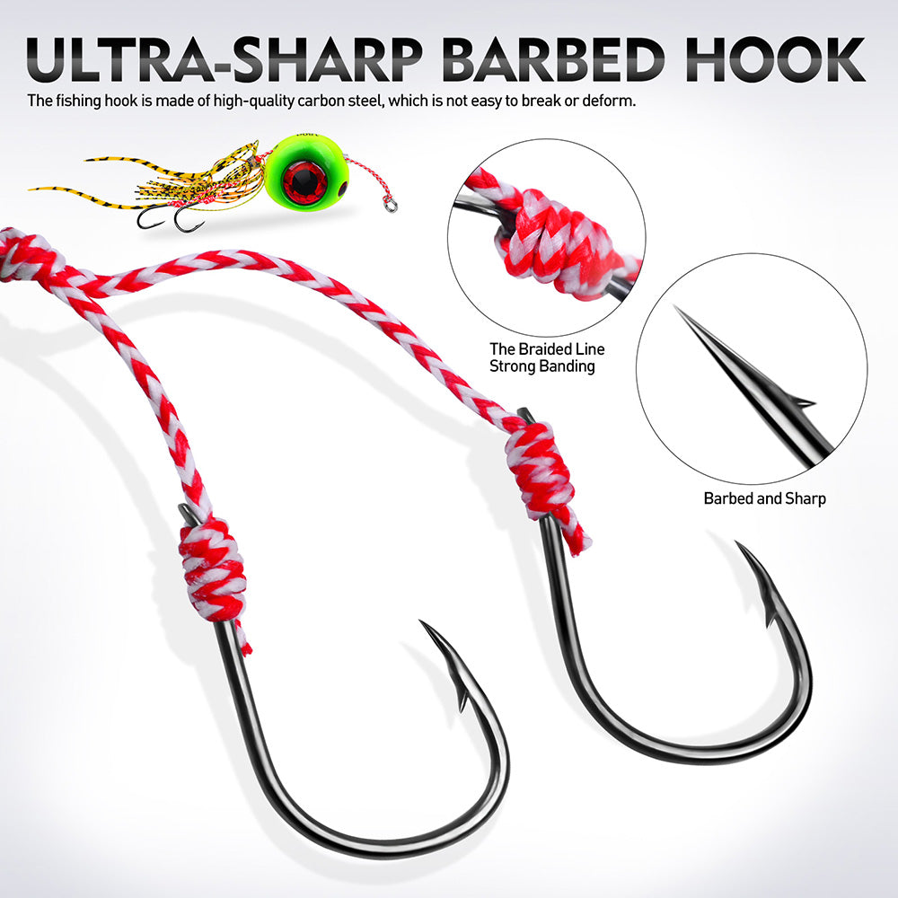 KATYUSHA Lead Slider Jig Lure with 3D Big Eye & Octopus Skirt Saltwater Fishing Bait 40g-180g