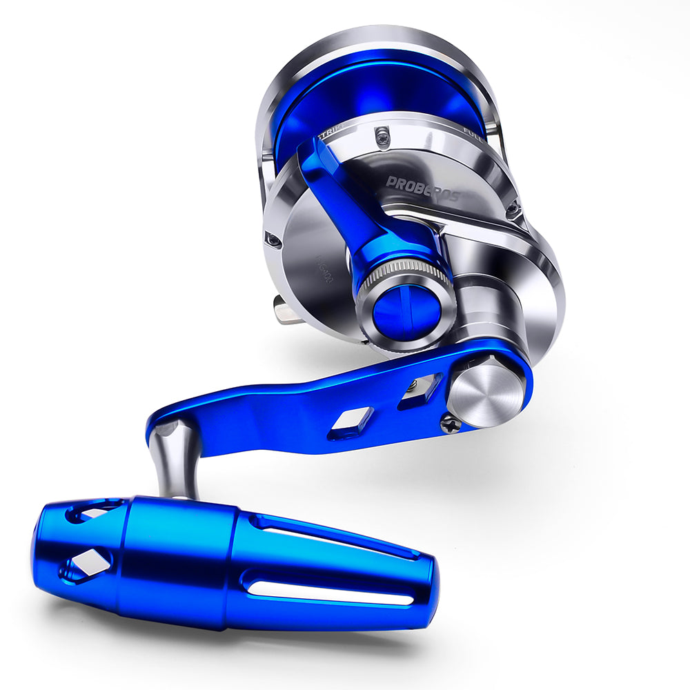 KATYUSHA PJG Jigging Reel Aluminum Alloy Jig Reel Zero Gap Smooth Drag Pre - Spooled PE Line Jigging Reel 300/ 400 Series Fishing Tackle