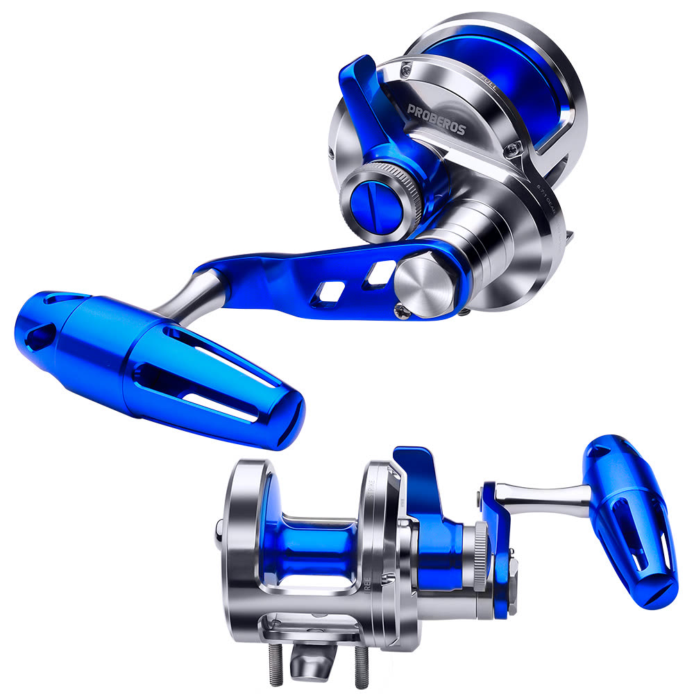 KATYUSHA PJG Jigging Reel Aluminum Alloy Jig Reel Zero Gap Smooth Drag Pre - Spooled PE Line Jigging Reel 300/ 400 Series Fishing Tackle