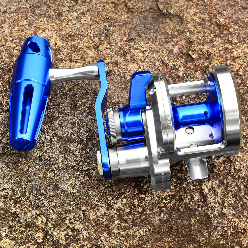 KATYUSHA PJG Jigging Reel Aluminum Alloy Jig Reel Zero Gap Smooth Drag Pre - Spooled PE Line Jigging Reel 300/ 400 Series Fishing Tackle - in the field