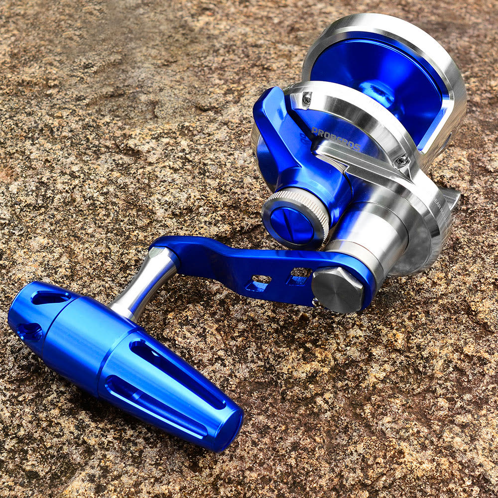 KATYUSHA PJG Jigging Reel Aluminum Alloy Jig Reel Zero Gap Smooth Drag Pre - Spooled PE Line Jigging Reel 300/ 400 Series Fishing Tackle - in the field