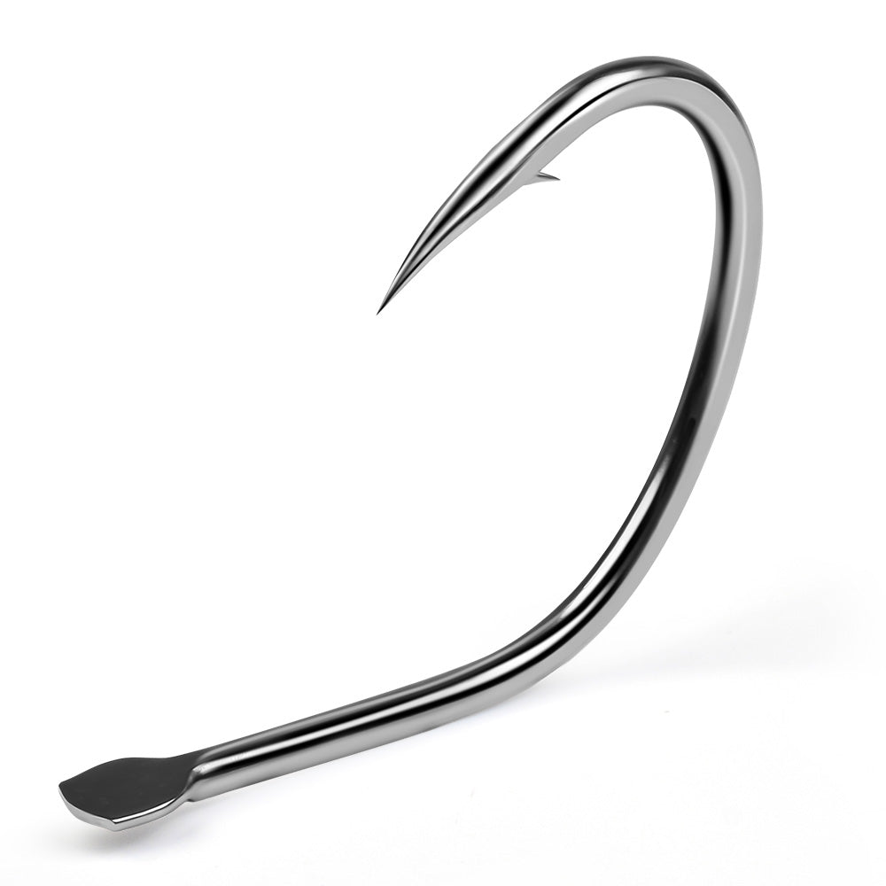 KATYUSHA SJ57 Stainless Steel Circle Fishing Hooks, 1/ 0#-9/ 0# Heavy Duty Hooks