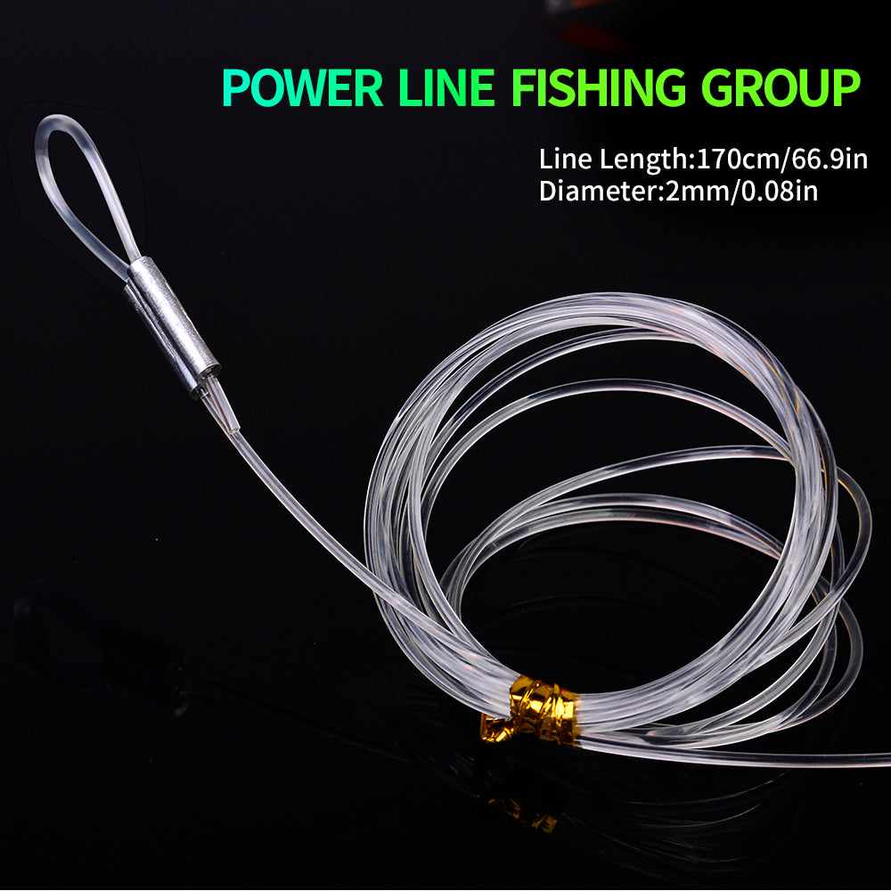 KATYUSHA Squid Trolling Lure, 96g, 23cm, 6PCS Set, with 8/ 0# Hook & 170cm Leader